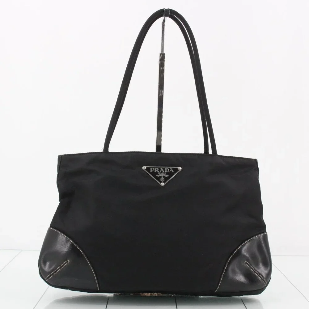 Prada Black Tessuto Easy Nylon Tote Bag